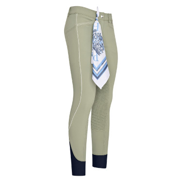 Pantaloni da equitazione HV Polo Catatrina FullGrip Olio verde