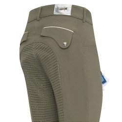Pantaloni da equitazione HV Polo Catatrina FullGrip Olio verde Pantaloni da equitazione HV Polo Catatrina FullGrip Olio verde