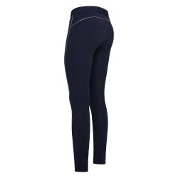 Pantaloni da equitazione HV Polo Lux invernali FullGrip Blu navy