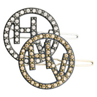 Fermagli per Capelli HV Polo Ginny confezione da 2 pezzi Nero / blu navy Blu marino Fermagli per Capelli HV Polo Ginny confezione da 2 pezzi Nero / blu navy Blu marino