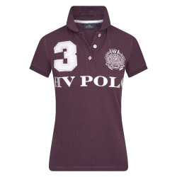 Polo Favouritas EQ HV Polo Prugna / argento Bordeaux