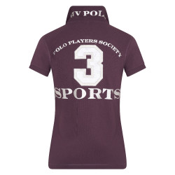 Polo Favouritas EQ HV Polo Prugna / argento Bordeaux