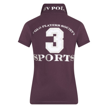 Polo Favouritas EQ HV Polo Prugna / argento Bordeaux