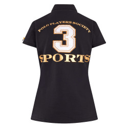 Polo Favouritas EQ HV Polo Oro nero / rosa