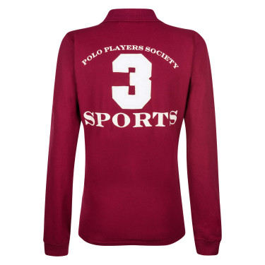 Polo Favouritas EQ a maniche lunghe HV Polo Rossa Rosa