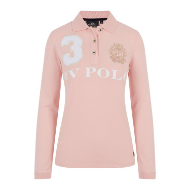 Polo Favouritas EQ a maniche lunghe HV Polo Rosa dolce