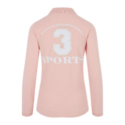 Polo Favouritas EQ a maniche lunghe HV Polo Rosa dolce
