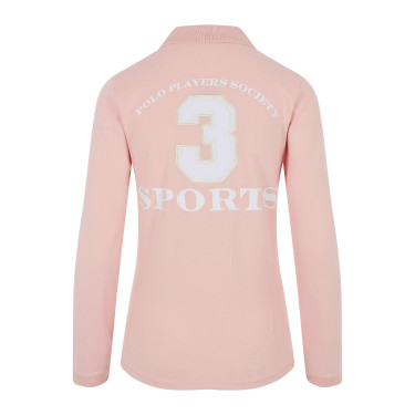 Polo Favouritas EQ a maniche lunghe HV Polo Rosa dolce