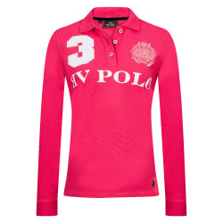 Polo Favouritas EQ a maniche lunghe HV Polo Fucsia Rosa