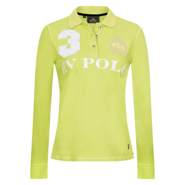 Polo Favouritas EQ a maniche lunghe HV Polo Lime Giallo