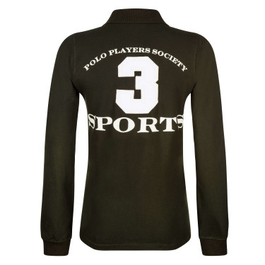 Polo Favouritas EQ a maniche lunghe HV Polo Pino Nero