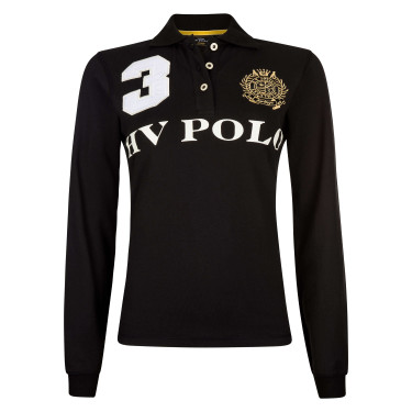 Polo Favouritas EQ a maniche lunghe HV Polo Nero