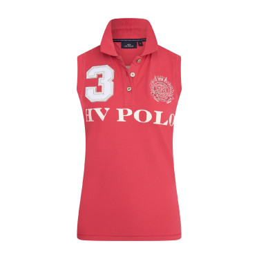 Polo senza maniche Favouritas HV Polo Fragola Rosso