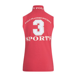 Polo senza maniche Favouritas HV Polo Fragola Rosso