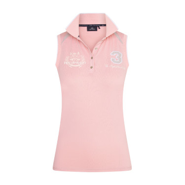 Polo senza maniche Favouritas Tech HV Polo Rosa felice