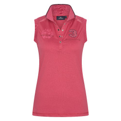 Polo senza maniche Favouritas Tech Luxury HV Polo Fragola Rosso