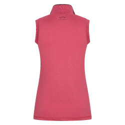 Polo senza maniche Favouritas Tech Luxury HV Polo Fragola Rosso