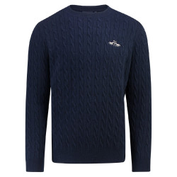 Maglione intrecciato uomo HV Polo Classy