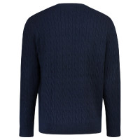 Maglione intrecciato uomo HV Polo Classy Blu navy Maglione intrecciato uomo HV Polo Classy Blu navy