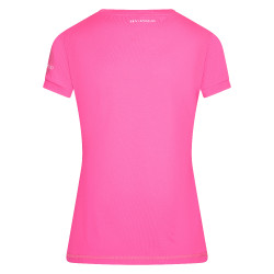 T-shirt Favouritas Tech manica corta HV Polo Fucsia neon Rosa