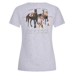 T-shirt HV Polo Famiglia Polo Brughiera grigia Grigio