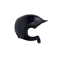 Casque d'équitation NACA Gravity XP carbone Bleu brillant carbone