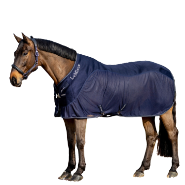 Coperta Rinfrescante Sportiva in Rete LeMieux Blu navy