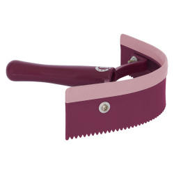 Coltello termico curvo in PVC con gomma Imperial Riding Fiore nero