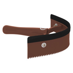 Coltello termico curvo in PVC con gomma Imperial Riding Nocciola Marrone Coltello termico curvo in PVC con gomma Imperial Riding Nocciola Marrone