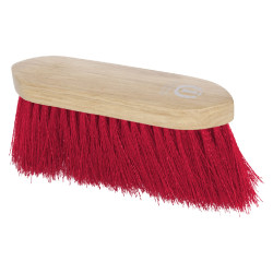 Imperial Riding Dandy spazzola in nylon lungo duro con dorso in legno v Tango Rosso