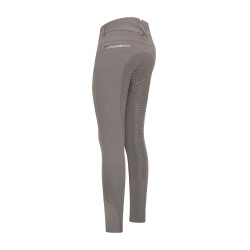 Pantaloni da equitazione Imperial Riding El Capone a vita alta FullGrip Grigio scuro