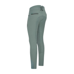 Pantaloni da equitazione Imperial Riding El Capone a vita alta FullGrip Saggio scuro Blu