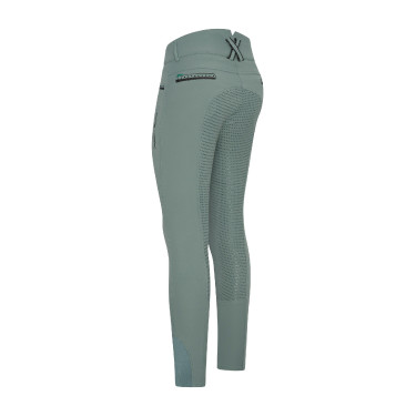 Pantaloni da equitazione Imperial Riding El Capone a vita alta FullGrip Saggio scuro Blu