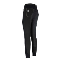 Pantaloni da equitazione Euro-Star Laureta FullGrip donna Nero