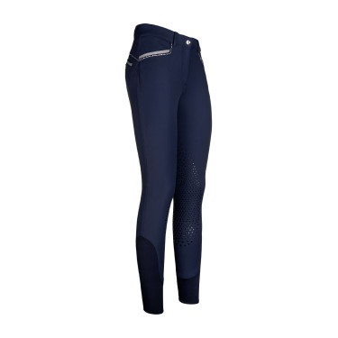 Pantaloni da equitazione Easy Rider Carice KneeGrip Blu navy