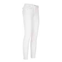 Pantaloni da equitazione Euro-Star Merle Shine GripTec donna Bianco
