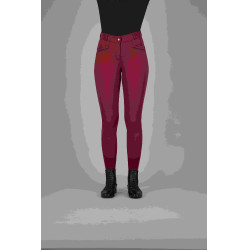 Pantaloni da equitazione Easy Rider Sera FullGrip Prugna Viola Pantaloni da equitazione Easy Rider Sera FullGrip Prugna Viola