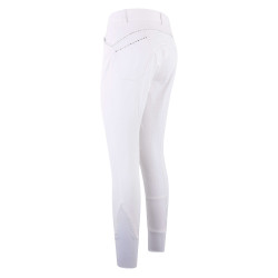 Pantaloni da equitazione Easy Rider Elodie Diamond FullGrip per bambini Bianco Pantaloni da equitazione Easy Rider Elodie Diamond FullGrip per bambini Bianco