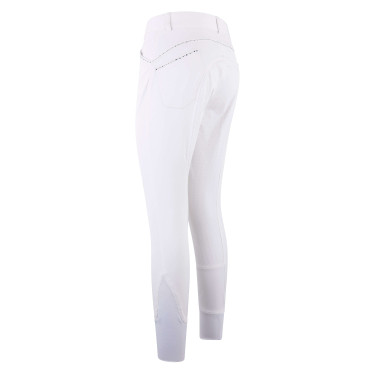 Pantaloni da equitazione Easy Rider Elodie Diamond FullGrip per bambini Bianco Pantaloni da equitazione Easy Rider Elodie Diamond FullGrip per bambini Bianco