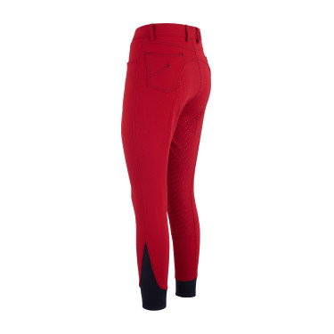 Pantaloni da equitazione Easy Rider Evita FullGrip Rosso Pantaloni da equitazione Easy Rider Evita FullGrip Rosso