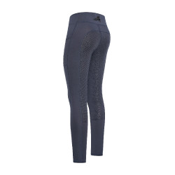 Leggings da equitazione Easy Rider Livia FullGrip Blu navy