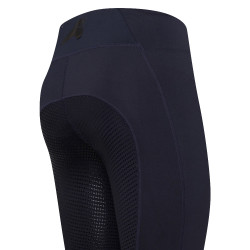 Leggings da equitazione Easy Rider Livia FullGrip Blu navy