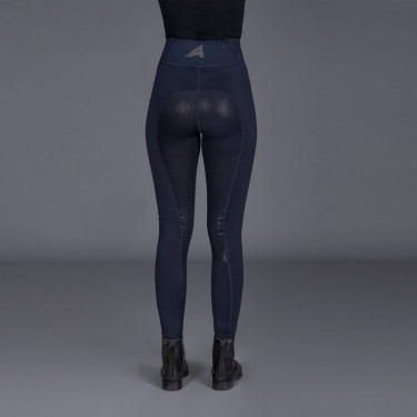 Leggings da equitazione Easy Rider Livia FullGrip Blu navy