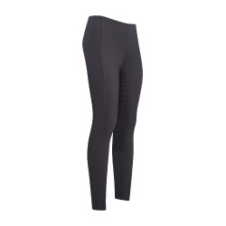 Leggings da equitazione Easy Rider Livia FullGrip Periscopio Grigio