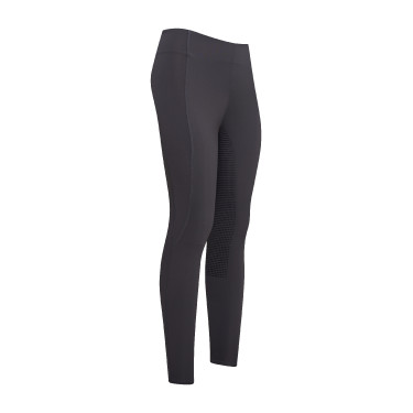 Leggings da equitazione Easy Rider Livia FullGrip Periscopio Grigio