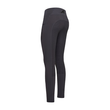 Leggings da equitazione Easy Rider Livia FullGrip Periscopio Grigio