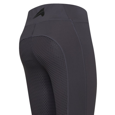 Leggings da equitazione Easy Rider Livia FullGrip Periscopio Grigio