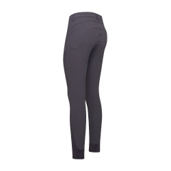 Pantaloni da equitazione Easy Rider Elodie Diamond FullGrip Periscopio Grigio
