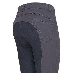 Pantaloni da equitazione Easy Rider Elodie Diamond Full Periscopio Grigio Pantaloni da equitazione Easy Rider Elodie Diamond Full Periscopio Grigio