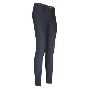 Pantaloni da equitazione Easy Rider Evita FullGrip Periscopio Grigio